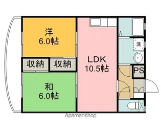 ヴィラウエスギ【3階】の間取り