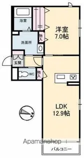Lapaix栗林【2階】の間取り