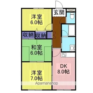 リゾナーレ麻里布【7階】の間取り