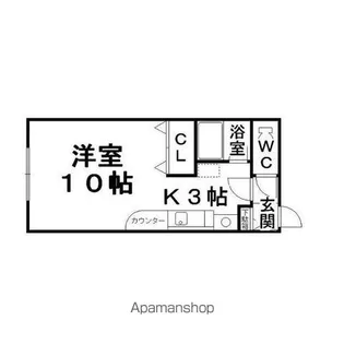 メゾンドエイト【1階】の間取り