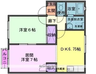 どんぐり【202号室】の間取り