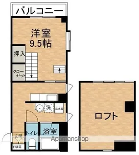 ガーデンハイツオリエンタル【1階】の間取り