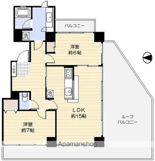 東京都中野区南台2丁目【マンション】の間取り
