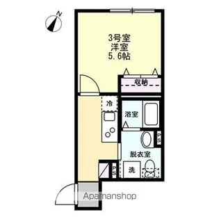 ベイルームグラシア海老名【1階】の間取り