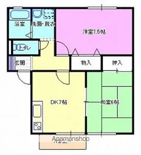 セジュール誉 A棟【2階】の間取り