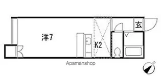 ルーラル愛宕【1階】の間取り