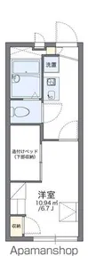 レオパレスヒルサイドハイツ菅田【2階】の間取り
