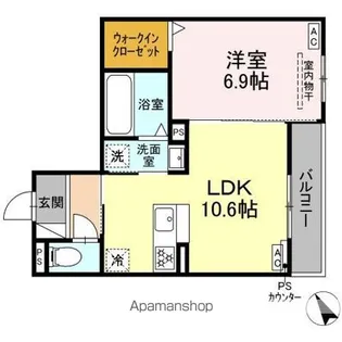 DーHILLS有玉南町【2階】の間取り