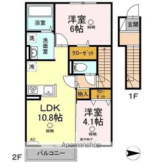 SUNBELS 【2階】の間取り