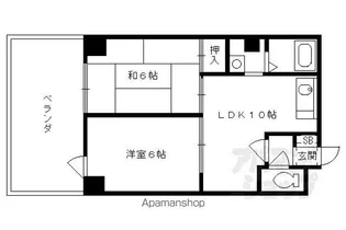 エグゼ東山【306号室】の間取り