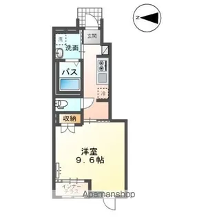 メゾン ラ テール【1階】の間取り