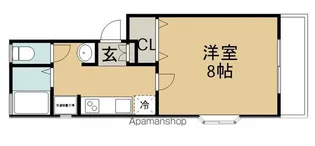 パストラーレ八乙女【1階】の間取り