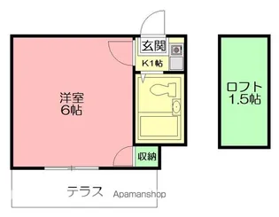 CIEL B【1階】の間取り