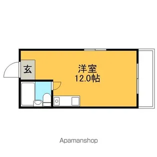 メゾンユルベーヌ【2階】の間取り