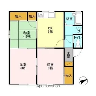セジュール港町【2階】の間取り
