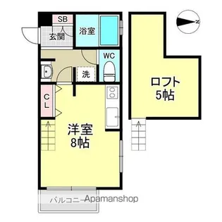 ヒューマンパレス新松戸Ⅱ【1階】の間取り