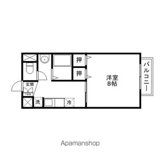 Exceed One【103号室】の間取り