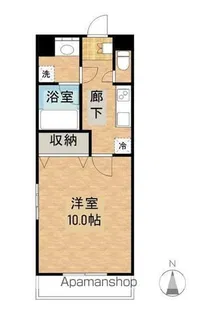 アーバンパレス医大南【6階】の間取り