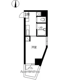 スカイコート高田馬場第3【703号室号室】の間取り