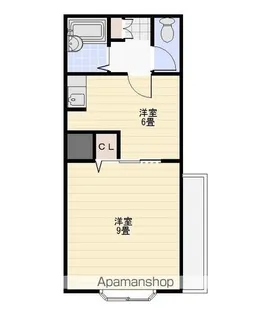 バルセロナマンション【3階】の間取り
