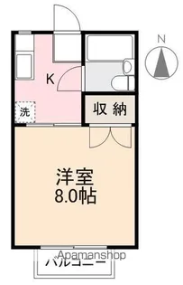 コーポラス阿部A棟【2階】の間取り