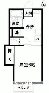 スカイハイム【205号室】の間取り