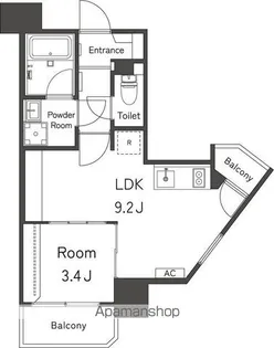 BELLEVIAGE SHINNAKANO【7階】の間取り