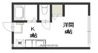ビーライン北方【1階】の間取り