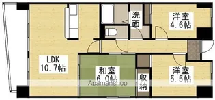 欅の森ハイツⅢ【6階】の間取り
