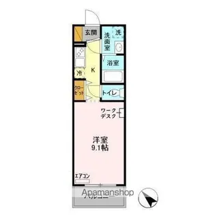 MAGNOLIA COUTマグノリアコート【2階】の間取り