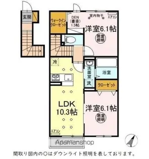 アセット T【2階】の間取り