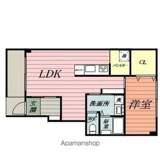 MULBERRY FIELD【102号室】の間取り