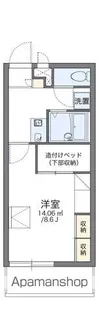 レオパレス双葉【205号室】の間取り