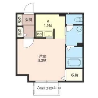 メゾン ノアール【202号室】の間取り