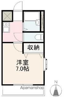 アクティブ福岡町【3階】の間取り