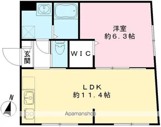 RAMII板橋大和町【102号室号室】の間取り