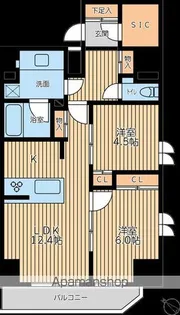 CITYLUXYOKOHAMA【8階】の間取り
