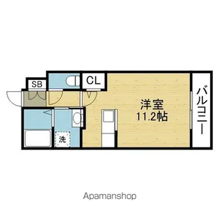 グローフラール【206号室】の間取り