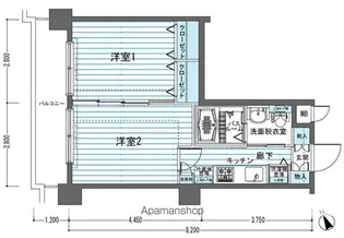 東京都武蔵野市吉祥寺南町4丁目【マンション】の間取り