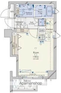 コンシェリアR 四谷【3階】の間取り