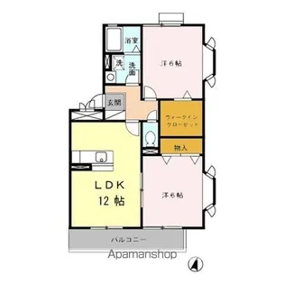 リヴィエール【3階】の間取り