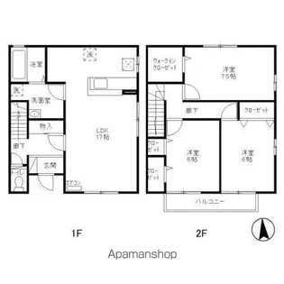エスポワール 四番館【2階】の間取り