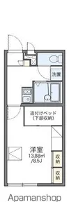 レオパレスソフィア【112号室】の間取り