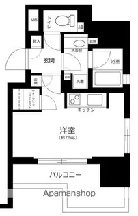 クオリア御茶ノ水パークフロント【3階】の間取り