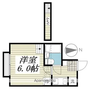ジュネパレス松戸第705【2階】の間取り