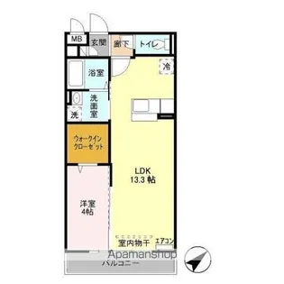 プレミール【3階】の間取り