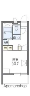 レオパレスカサブランカ【101号室】の間取り