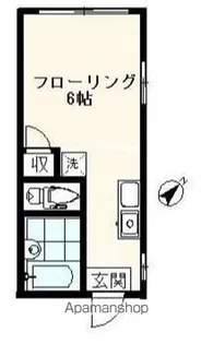 サウスヒルズK【101号室】の間取り