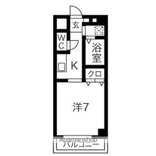 林風館【3階】の間取り