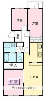 第六サンハイツ大森【201号室号室】の間取り